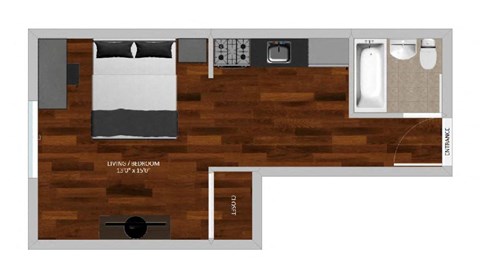 Presidential Studio at Heritage Apartments, Columbus, 43212